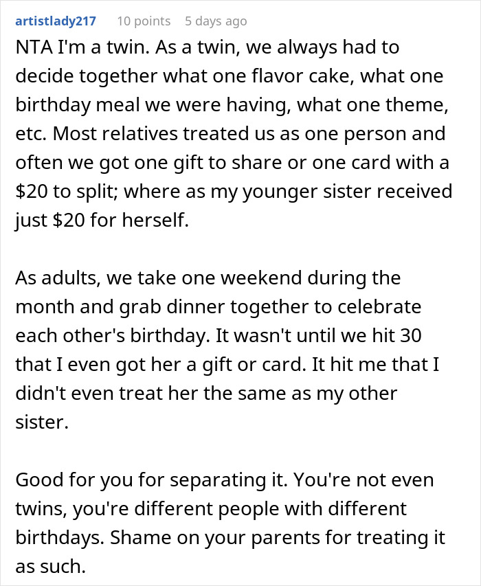 Teen Is Fed Up With Having To Celebrate Her Birthday With Her Little Brother, Infuriates Parents By Sabotaging It This Year Teen Is Fed Up With Having To Celebrate Her Birthday With Her Little Brother, Infuriates Parents By Sabotaging It This Year