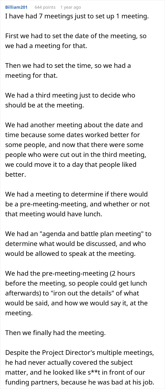 New Director Hosts A Meeting At 8 AM, Despite The Line Manager's Warnings Regarding The Process, Causing Production To Stall New Director Hosts A Meeting At 8 AM, Despite The Line Manager's Warnings Regarding The Process, Causing Production To Stall