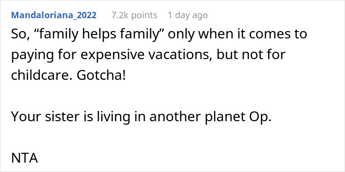 “AITA For Not Paying For My Sister's Vacation Because She Won't Agree To Babysit?” “AITA For Not Paying For My Sister's Vacation Because She Won't Agree To Babysit?”