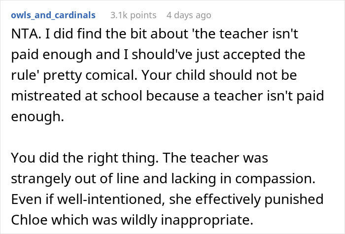 Father Supports His Daughter After The Teacher Took Away Her Book For Reading At Recess, Gets Called A Jerk Father Supports His Daughter After The Teacher Took Away Her Book For Reading At Recess, Gets Called A Jerk