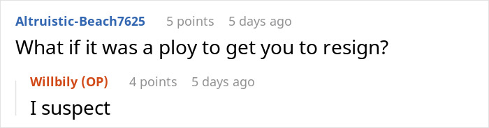 "In A Meeting, I Told My Boss My Workload Was Too Large, He Responded By Adding More Workload, I Resigned As He Said That" "In A Meeting, I Told My Boss My Workload Was Too Large, He Responded By Adding More Workload, I Resigned As He Said That"