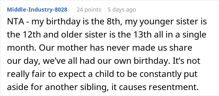 Teen Is Fed Up With Having To Celebrate Her Birthday With Her Little Brother, Infuriates Parents By Sabotaging It This Year Teen Is Fed Up With Having To Celebrate Her Birthday With Her Little Brother, Infuriates Parents By Sabotaging It This Year