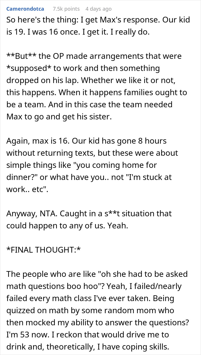 Teen Gets Mad At His Dad For Interrupting His Date To Ask Him To Pick Up His Little Sister, Says He "Failed As A Parent" Teen Gets Mad At His Dad For Interrupting His Date To Ask Him To Pick Up His Little Sister, Says He "Failed As A Parent"