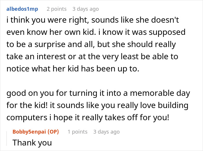 “She Exploded In A Rage”: PC Guru Is Left Dealing With Karen Over Her Son’s $2,000 Birthday Gift, Until Her Husband Gets Involved “She Exploded In A Rage”: PC Guru Is Left Dealing With Karen Over Her Son’s $2,000 Birthday Gift, Until Her Husband Gets Involved