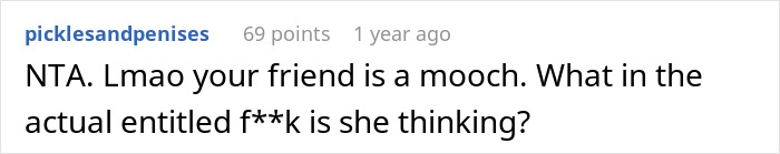 Friend Asks Woman To Pay For Everything When They Go Out Since She Lost Her Job, Gets “Not Happening” Reply Friend Asks Woman To Pay For Everything When They Go Out Since She Lost Her Job, Gets “Not Happening” Reply