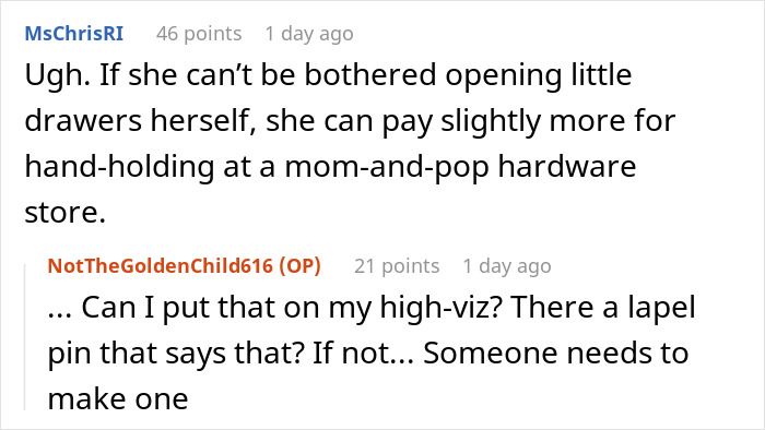 Karen Tries To Intimidate Worker, Demanding They “Do Their Job” And Help Her, So They Maliciously Comply Karen Tries To Intimidate Worker, Demanding They “Do Their Job” And Help Her, So They Maliciously Comply