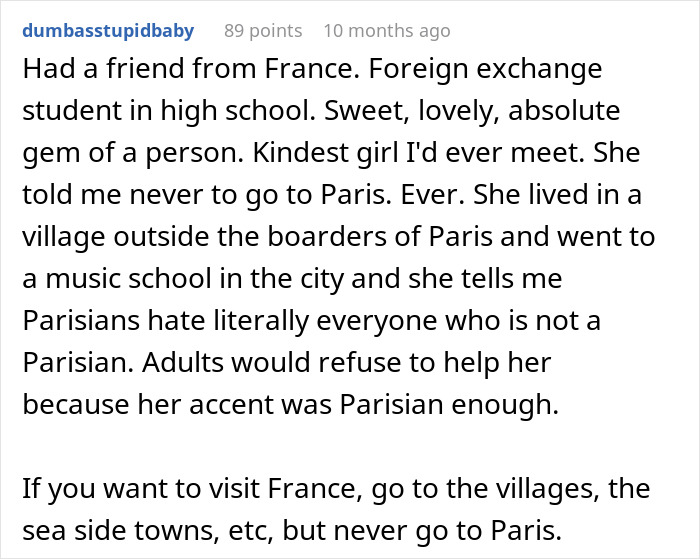 “She Told Her In Perfect English That She Didn’t Speak English”: French Worker Refuses To Serve An American, Regrets It When She Comes Back With Her French Husband “She Told Her In Perfect English That She Didn’t Speak English”: French Worker Refuses To Serve An American, Regrets It When She Comes Back With Her French Husband
