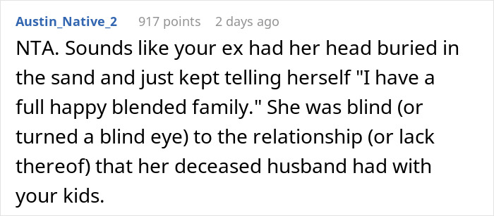 Mom Is Disgusted With Kids’ Lack Of Grief Over Their Late Stepfather, Their Real Dad Steps In To Bring Her Back To Earth