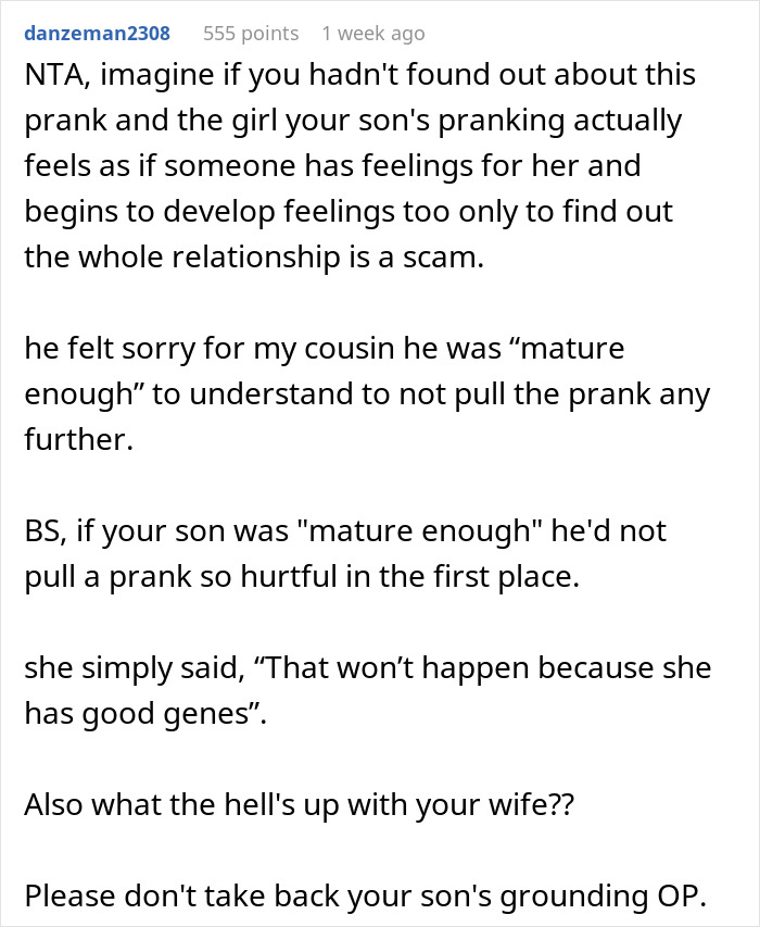 Dad Overhears Son Bragging About Asking A Girl On A Date As A Prank, Teaches Him A Lesson Dad Overhears Son Bragging About Asking A Girl On A Date As A Prank, Teaches Him A Lesson