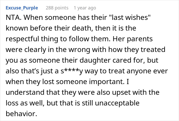 "[Am I The Jerk] For Ignoring What My Fiancée's Parents Wanted And Wore My Wedding Dress To Her Funeral?"