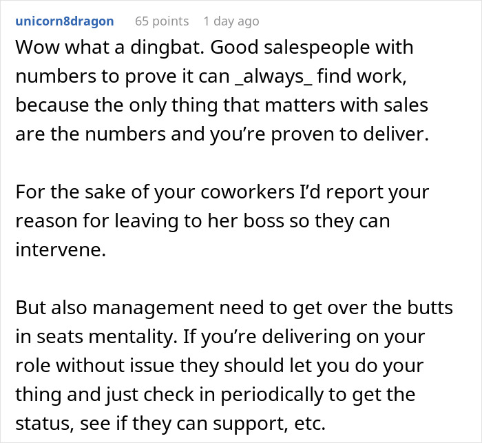 "She Should Expect My Resignation By The End Of The Day": Boss Regrets Demanding Her Best Employee Come To The Office More Often "She Should Expect My Resignation By The End Of The Day": Boss Regrets Demanding Her Best Employee Come To The Office More Often