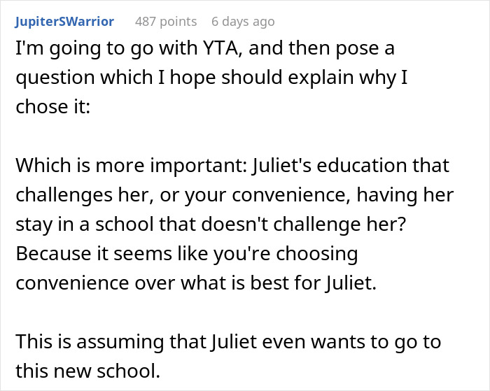 Mom Refuses To Drive Her Gifted Daughter To College-Level School, Ignores Every Option To Make It Possible Mom Refuses To Drive Her Gifted Daughter To College-Level School, Ignores Every Option To Make It Possible