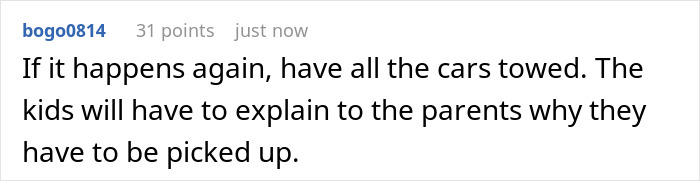 Neighbor Finds A Petty Way To Get Back At Teen Whose Friends Won’t Stop Parking In Their Driveway Neighbor Finds A Petty Way To Get Back At Teen Whose Friends Won’t Stop Parking In Their Driveway