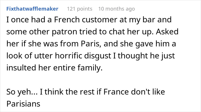 “She Told Her In Perfect English That She Didn’t Speak English”: French Worker Refuses To Serve An American, Regrets It When She Comes Back With Her French Husband “She Told Her In Perfect English That She Didn’t Speak English”: French Worker Refuses To Serve An American, Regrets It When She Comes Back With Her French Husband