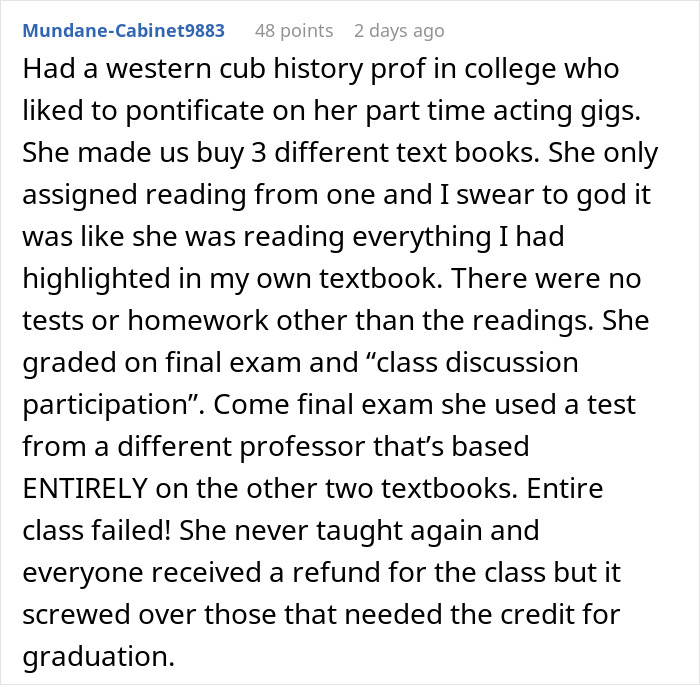 Self-Absorbed Professor Is Brought Back To Reality After One Student Cracks The Code To Getting 100% Pass Rate Self-Absorbed Professor Is Brought Back To Reality After One Student Cracks The Code To Getting 100% Pass Rate