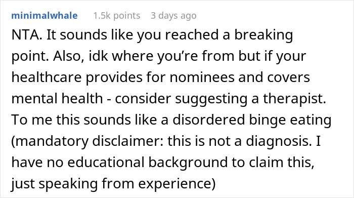 "She'll Leave Me With Plain Crackers": Guy Has To Go Hungry Because His Unemployed GF Eats Everything, He Finally Snaps