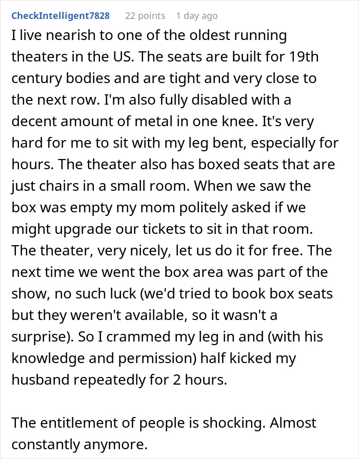 “She Flat-Out Refuses To Move”: Entitled Woman Ignores Theater Policy, Ends Up Learning Lesson The Embarrassing Way