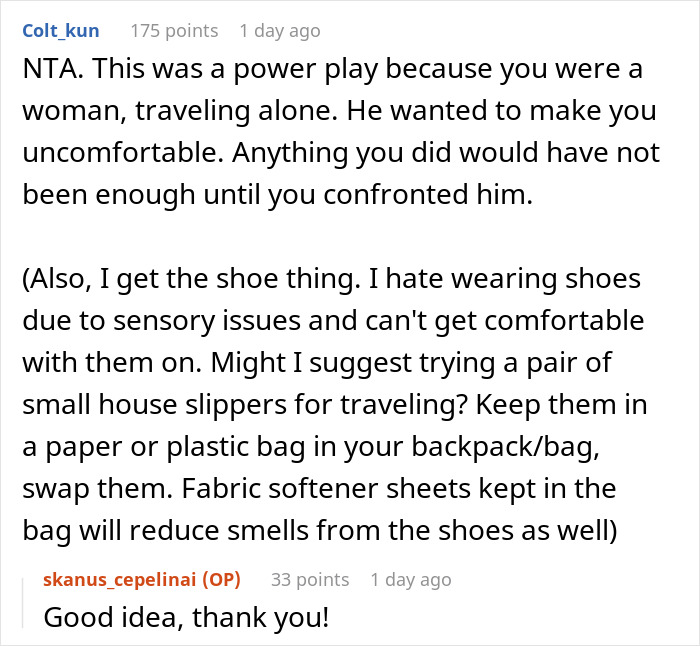 Woman On An Almost Empty Train Gets Labeled A Jerk By A Man For Refusing To Move Her Stuff So He Could Sit Next To Her For The Second Time