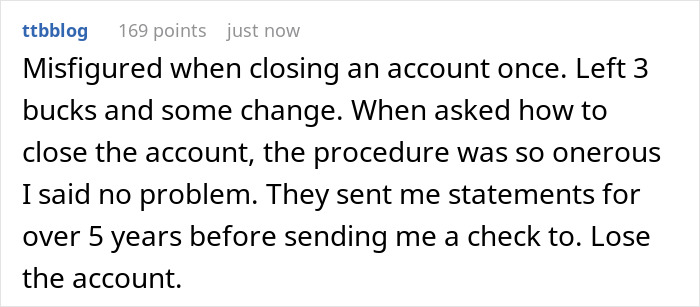 Customer Comes Up With A Simple Yet Genius Revenge Plan After Bank Doesn't Let Them Close Their Account For Free Customer Comes Up With A Simple Yet Genius Revenge Plan After Bank Doesn't Let Them Close Their Account For Free