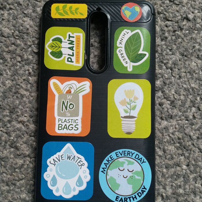 Hey Pandas, Here’s A Challenge, Decorate Your Phone Case With Stickers Of Your Choice And Post The Results (Closed)