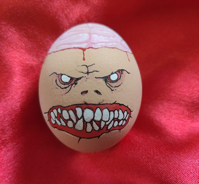 Zombie Easter Egg Painted By Me