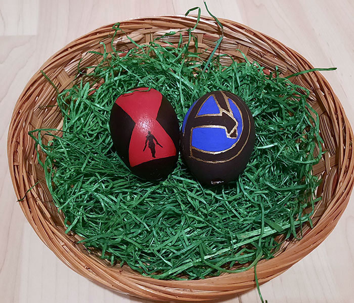 Avengers And Black Widow Easter Eggs I Made For My Little Sister