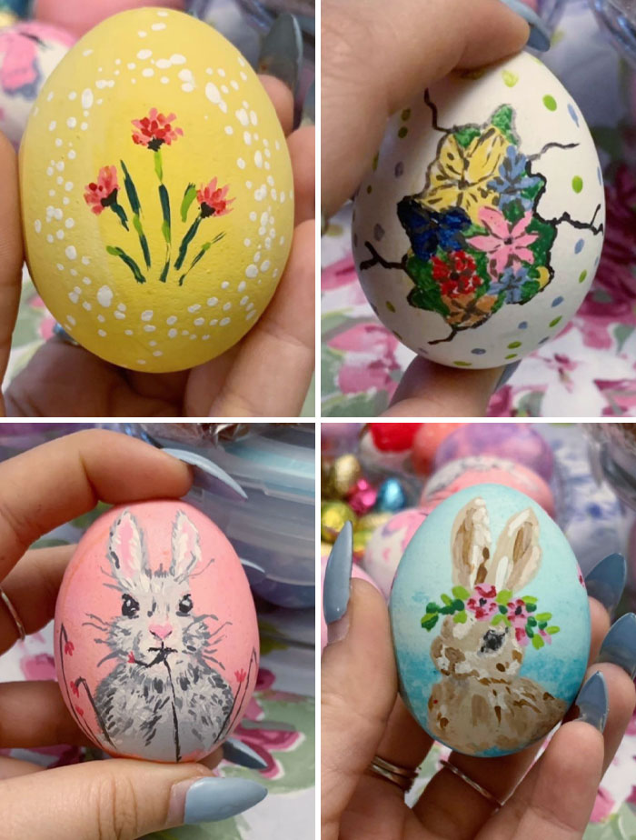 My Easter Eggs. It's Not With The Usual Materials, But I Hope That's Ok