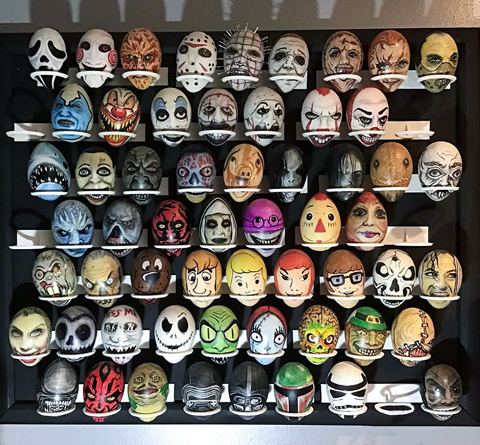 I Need To Start 3D Printing More Egg Holders For My Horror Collection. I'll Have To Move The Non-Horror Eggs To Another Area 