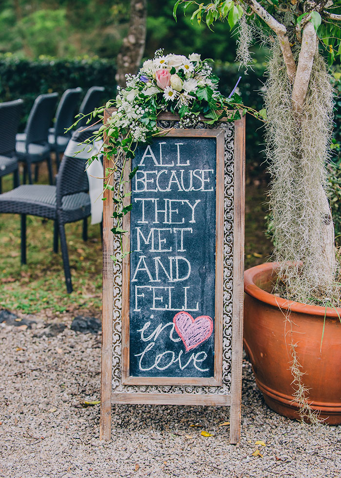 Wedding sign