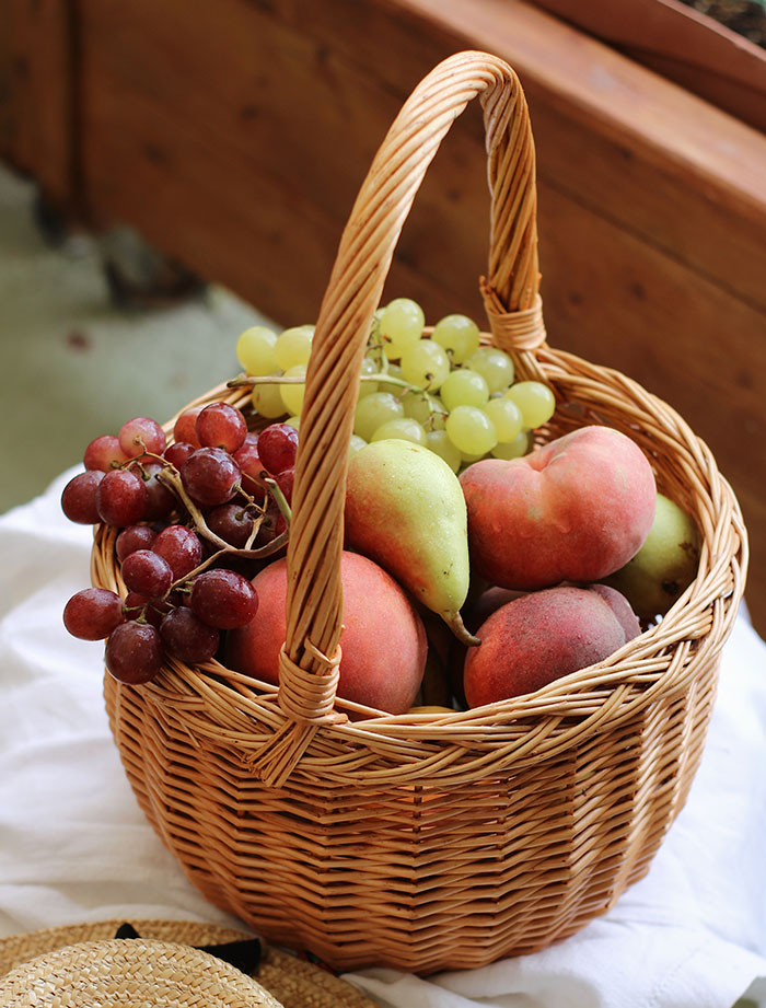 Picture of fruits in the basket