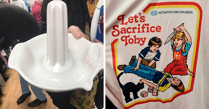 40 Bizarre Treasures That Could Only Be Found In Secondhand Shops, As Shared On “Charity Shop Stuff”