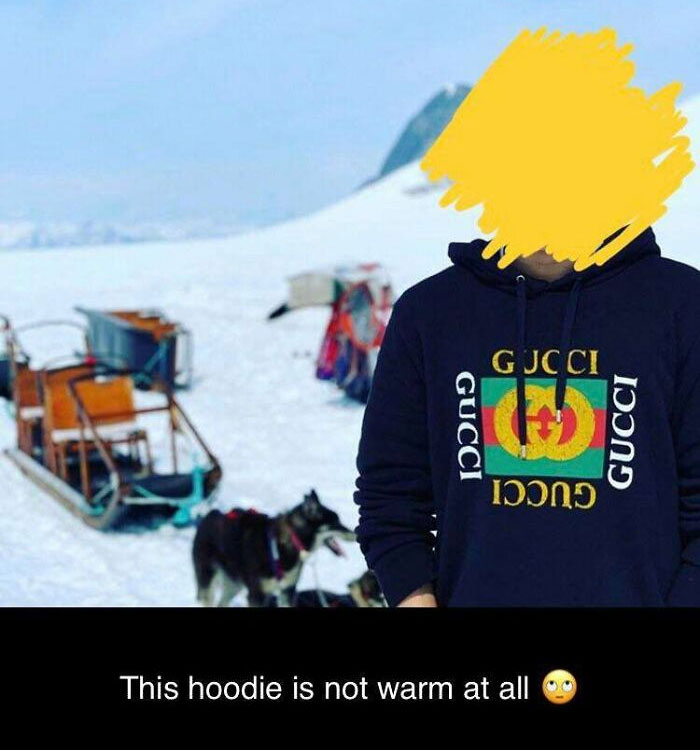 Friend Is Mad His $1,280.00 Hoodie Isn’t Warm Enough On His Trip To Alaska