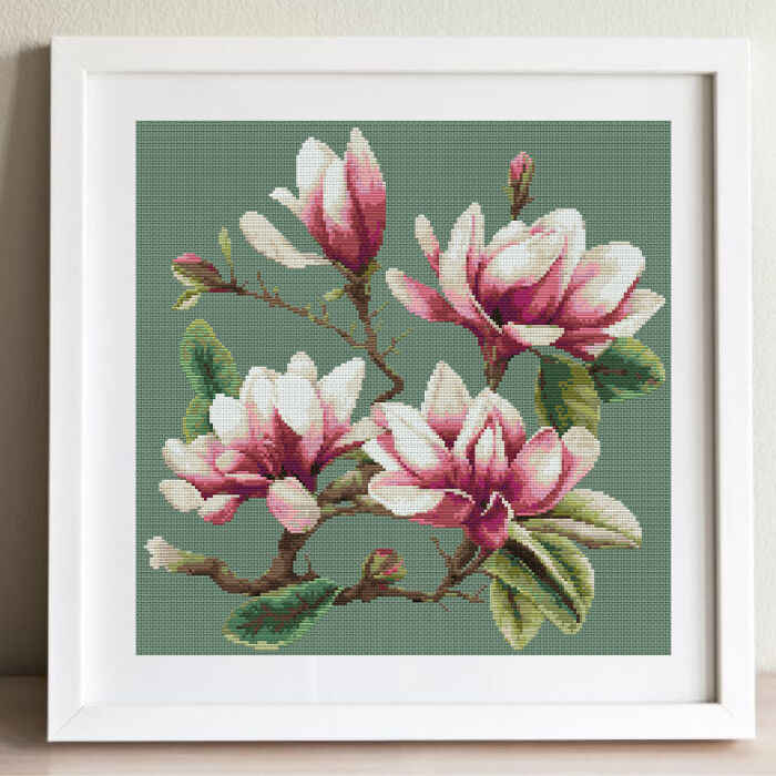 I Created Various Floral Cross Stitch Patterns (15 Pics)