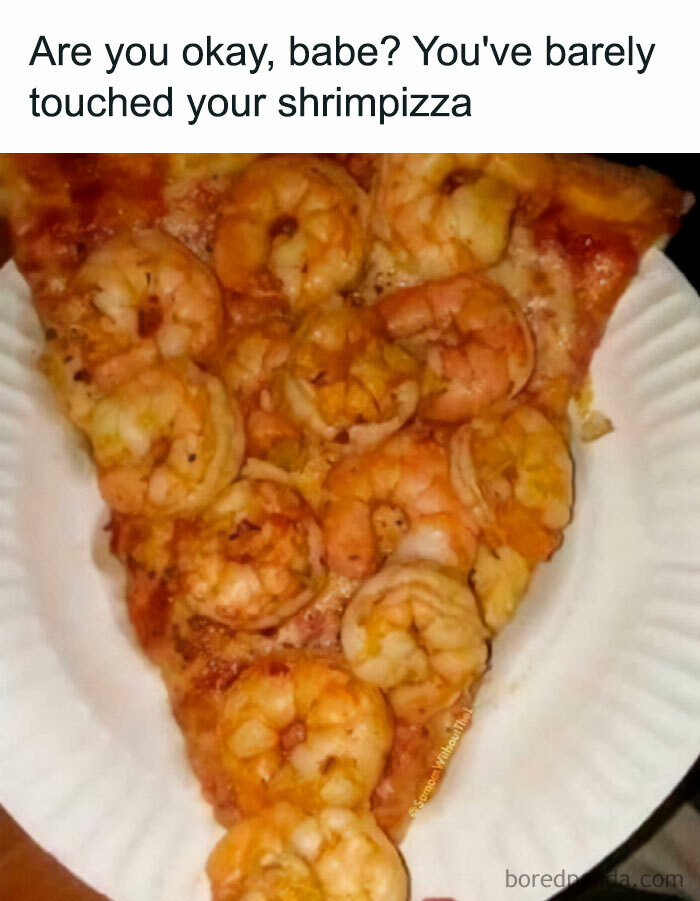 I Wouldn’t Touch My Shrimpizza Either