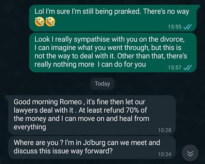 "You Will Be Hearing From My Lawyer": Woman Demands A Refund From Her Wedding Photographer After She Gets Divorced