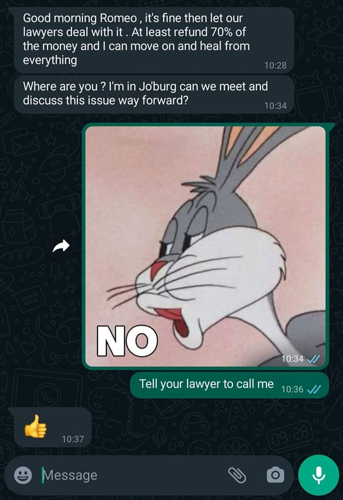 "You Will Be Hearing From My Lawyer": Woman Demands A Refund From Her Wedding Photographer After She Gets Divorced "You Will Be Hearing From My Lawyer": Woman Demands A Refund From Her Wedding Photographer After She Gets Divorced