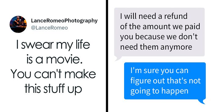 “You Will Be Hearing From My Lawyer”: Woman Demands A Refund From Her Wedding Photographer After She Gets Divorced