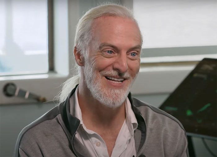 Victor Vescovo giving an interview about himself