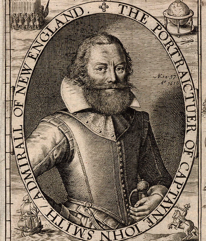 brown and black John Smith portrait