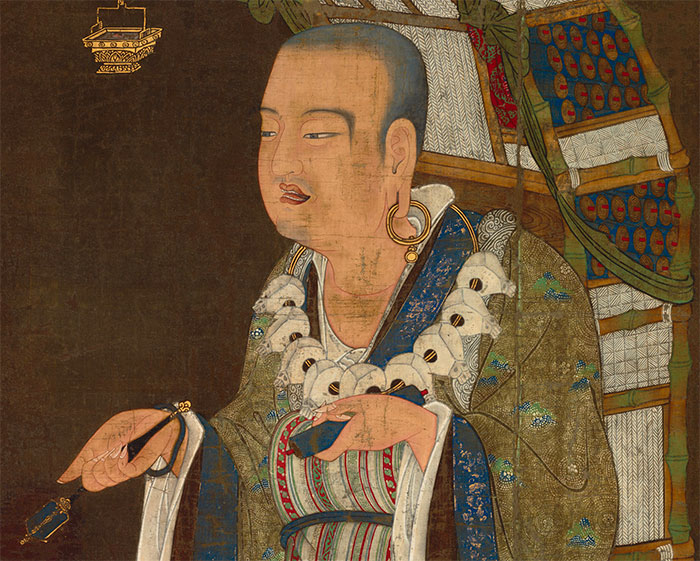 colorful Xuanzang portrait