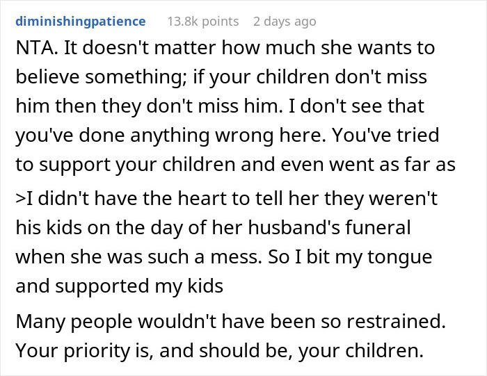 Mom Is Disgusted With Kids’ Lack Of Grief Over Their Late Stepfather, Their Real Dad Steps In To Bring Her Back To Earth Mom Is Disgusted With Kids’ Lack Of Grief Over Their Late Stepfather, Their Real Dad Steps In To Bring Her Back To Earth