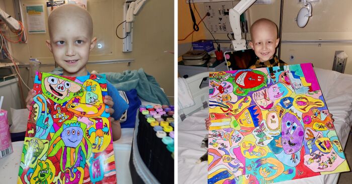 This Boy Is Fighting Rare Brain Cancer One Painting At A Time
