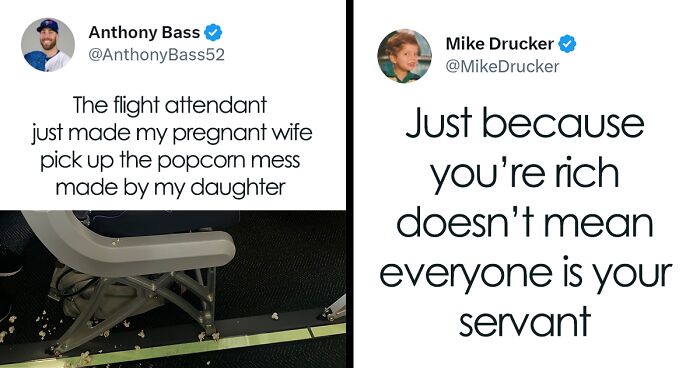 Dad Is Outraged After Flight Attendant Asked His Pregnant Wife To Clean Up After Their Kids, Sparks A Debate Online