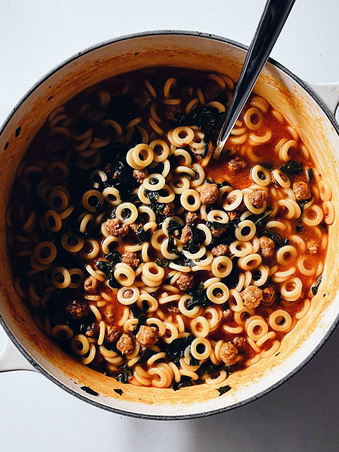 Spice Up Your Spaghettis By Adding In Black Olives And The Divine Tomato Gooch Butter Sauce