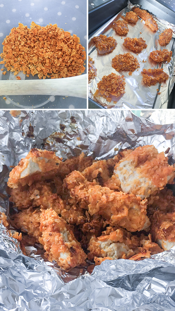 Make Chilli Heatwave Chicken Using Smashed-Up Doritos