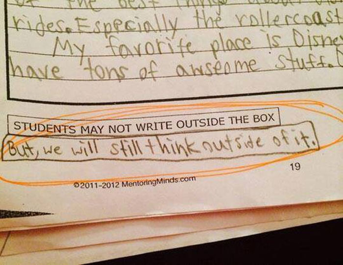 9-Year-Old Student With Some Standardized Test Sass