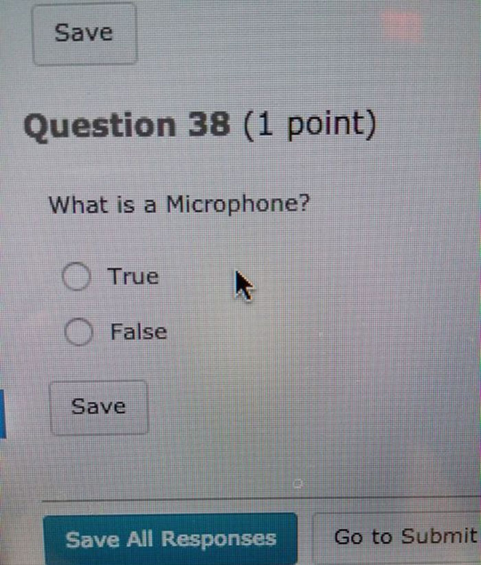 I Am A Film Student. This Was A Question On My Sound Recording Test