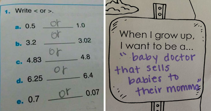 95 Of The Funniest Test Answers From Quick-Witted Students