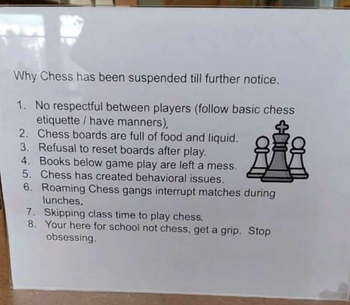 The Grammar Is Bad Enough, But The Roaming Chess Gangs Scare Me