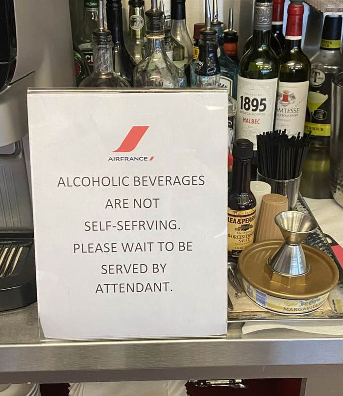 I Am Wondering Whether The Attendant Has Had Too Many Alcoholic Beverages